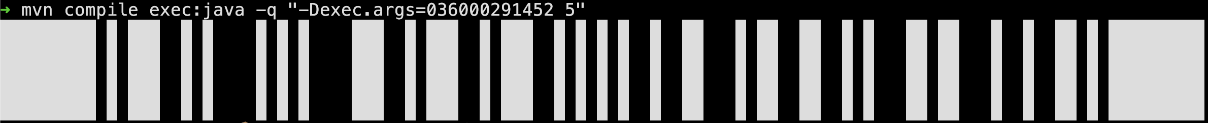 An example barcode
